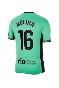 Atletico Madrid Nahuel Molina #16 Jalkapallovaatteet Kolmaspaita 2023-24 Lyhythihainen